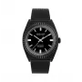 JASON HYDE MAN JH10009 40 mm nerezové hodinky quartz čierny ciferník kožený remienok