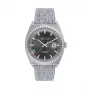 JASON HYDE MAN JH30001 40 mm quartz hodinky čierny ciferník čierny textilný remienok
