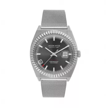 JASON HYDE MAN JH30004 analógové quartzové hodinky 40mm modrý ciferník modrý textilný remienok