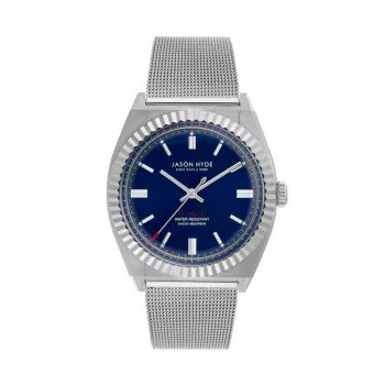 Jason Hyde pánske analogové quartz hodinky JH10005 40mm nehrdzavejúce oceľové puzdro hnedý kožený remienok