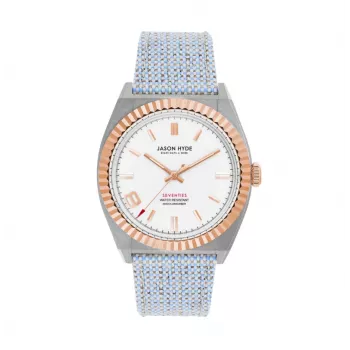 JASON HYDE dámske analógové quartzové hodinky JH20015 strieborná nehrdzavejúca oceľ 36 mm