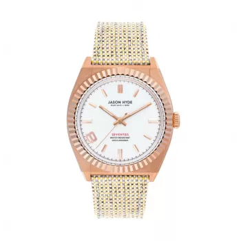 JASON HYDE dámske hodinky JH20013 strieborná nerezová oceľ 36 mm quartz analógové