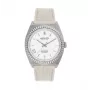 JASON HYDE dámske hodinky JH20014 36 mm kremenné nerezová oceľ strieborný ciferník hnedá koža