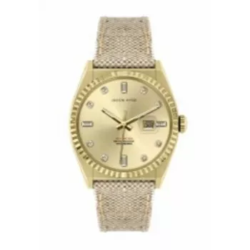 JASON HYDE dámske hodinky JH20021 (36 mm) - ružové zlato a hnedá koža