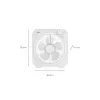 JATA JVVS3116 stojanový ventilátor, 45 W, 40 cm, 3 rýchlosti, oscilačný, biely