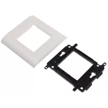 JAVEL jednotlivý nosný rám pre 2 M45 moduly, 1M, 45x45, biely