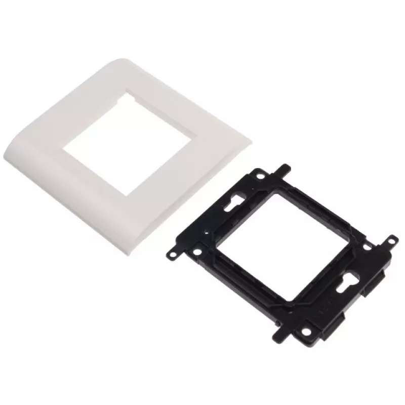 JAVEL jednotlivý nosný rám pre 2 M45 moduly, 1M, 45x45, biely
