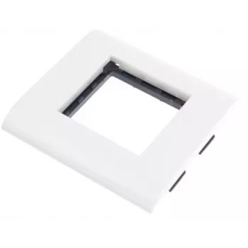 JAVEL jednotlivý nosný rám pre 2 M45 moduly, 1M, 45x45, biely