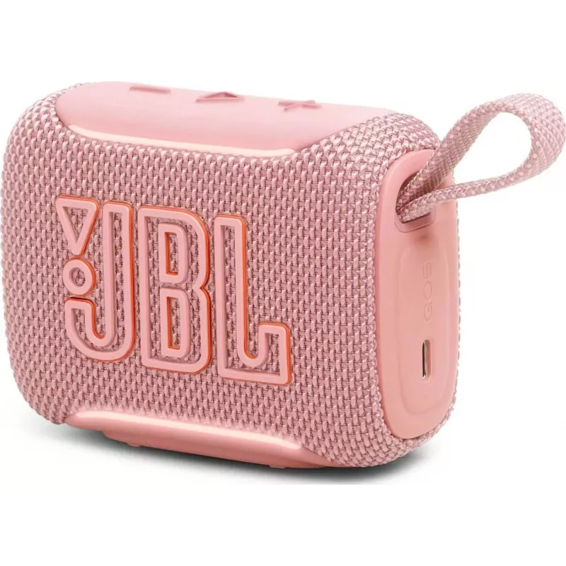 JBL Go 5 prenosný reproduktor Bluetooth, IP68, Bluetooth 6.0, 4,8W RMS, USB-C, ružový