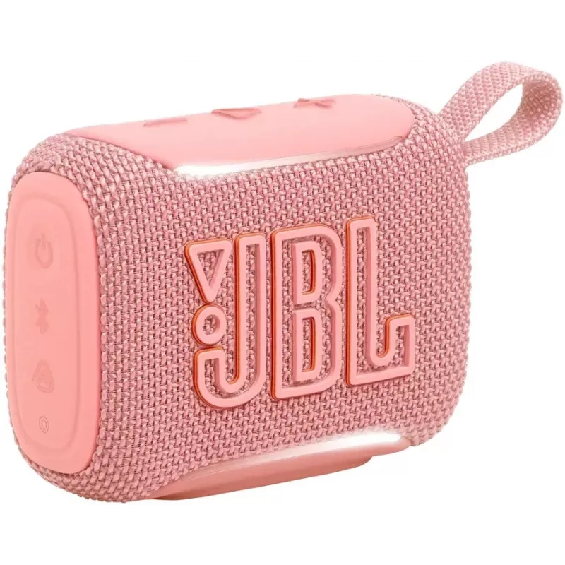 JBL Go 5 prenosný reproduktor Bluetooth, IP68, Bluetooth 6.0, 4,8W RMS, USB-C, ružový