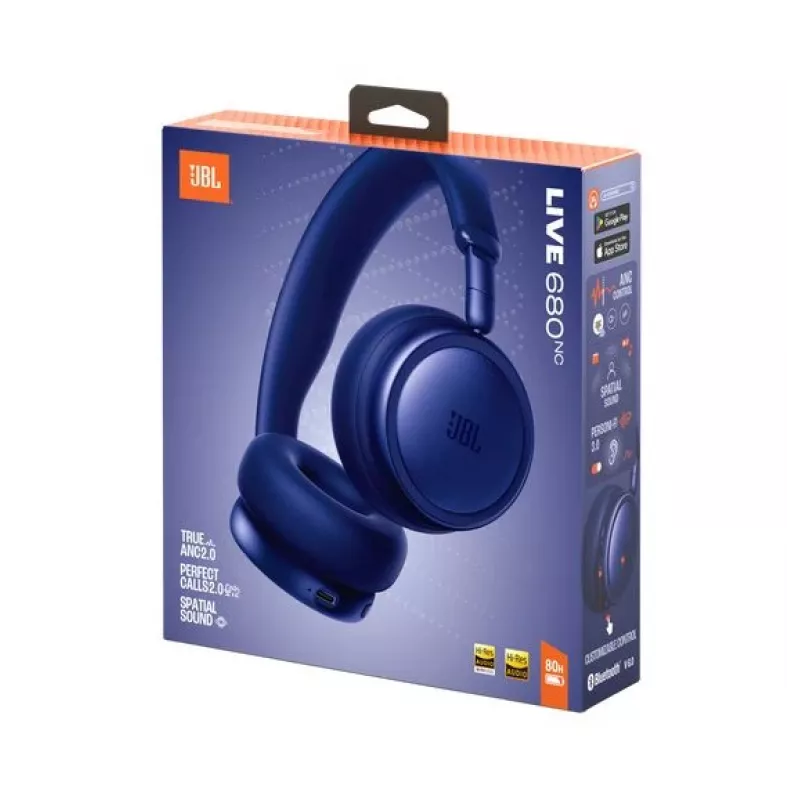 JBL Live 680NC bezdrôtové on-ear slúchadlá s adaptívnym potlačením hluku