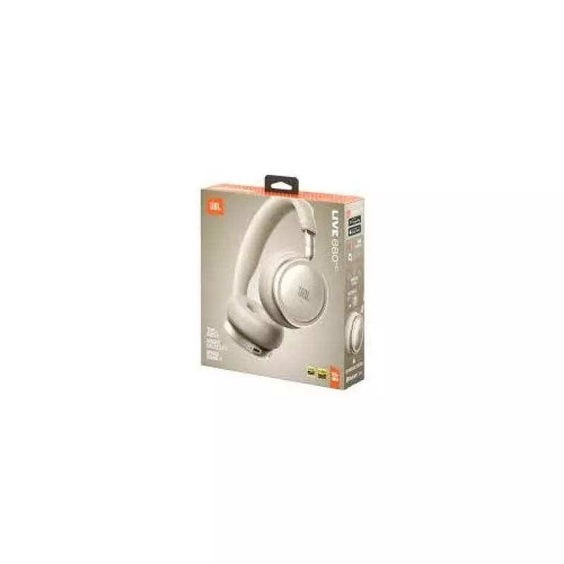 JBL Live 680NC bezdrôtové on-ear slúchadlá s adaptívnym potlačením hluku, Sand