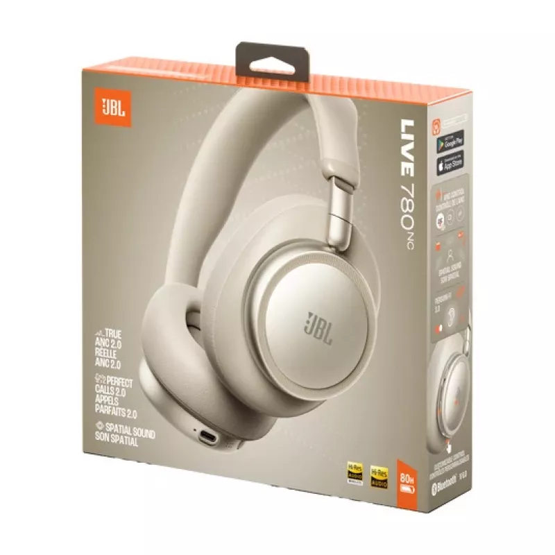 JBL Live 780NC Bezdrôtové over-ear slúchadlá s adaptívnym potlačením hluku