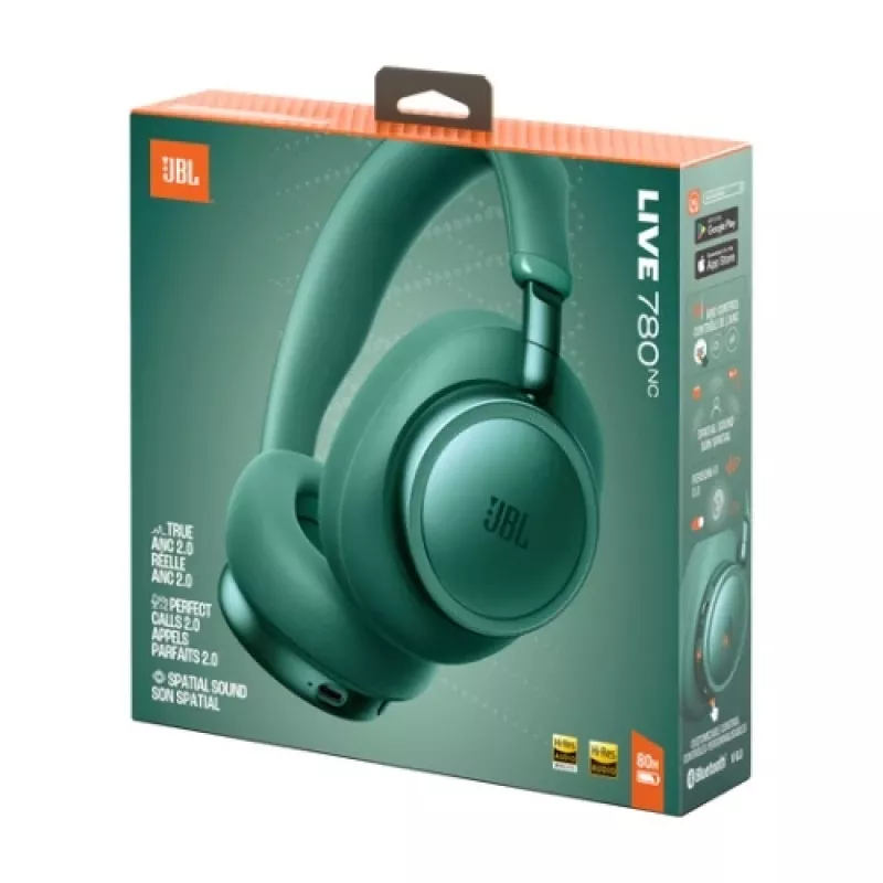 JBL Live 780NC bezdrôtové slúchadlá Bluetooth, zelené