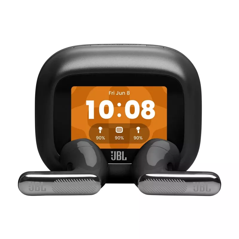 JBL LIVE Flex 4 True Wireless in-ear Bluetooth slúchadlá s adaptívnym potlačením hluku, Čierna