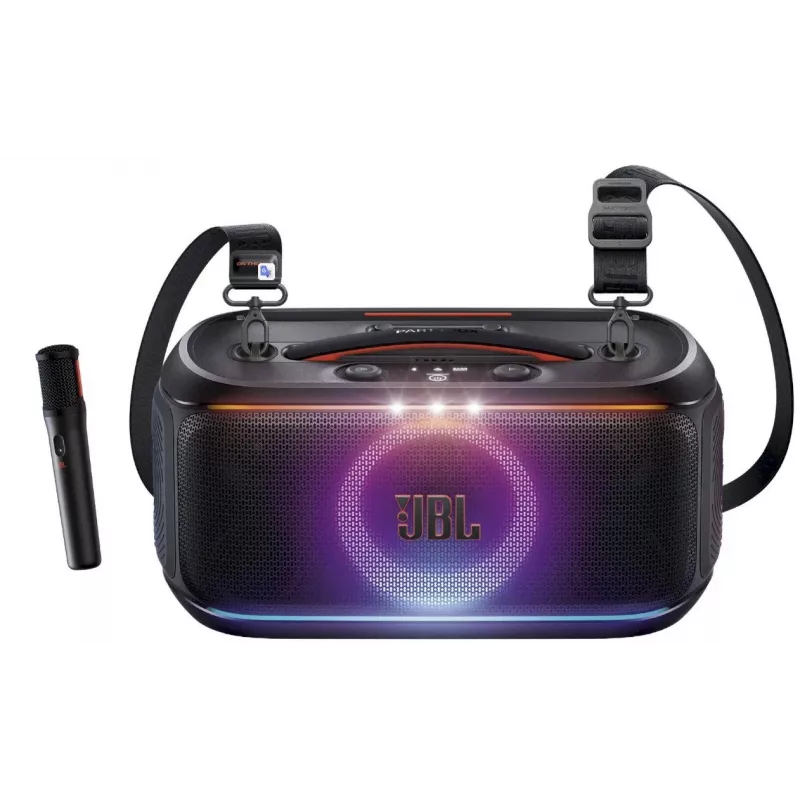 JBL Partybox On-The-Go 2 Bluetooth reproduktor – čierny, 100 W RMS, IPX4, TWS