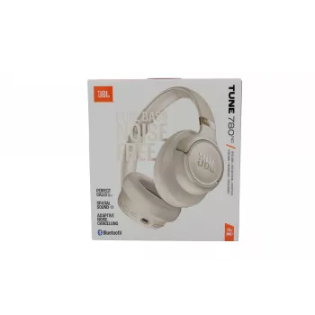 JBL Tune 780NC bezdrôtový over-ear headset s aktívnym potlačením hluku - béžová