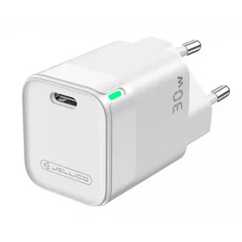 Jellico C43 mini PD 30W QC 3.0 smart adaptívna rýchlonabíjačka s 1x USB-C (5-20V) biela