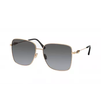 JIMMY CHOO HESTER-S-2M2 dámske slnečné okuliare - čierna obruba, sivé gradientové sklá, 59 mm
