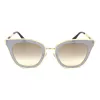 JIMMY CHOO LORYS492M2FQ dámske cat-eye slnečné okuliare Havana hnedý gradient 49mm