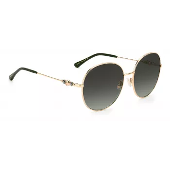 JIMMY CHOO dámske BIRDIESPEFIB slnečné okuliare - nadrozmerný hranatý cat-eye acetátový rám - 60/18/145 mm - UV400 ochrana