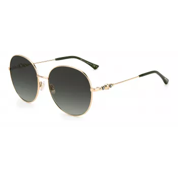 JIMMY CHOO dámske BIRDIESPEFIB slnečné okuliare - nadrozmerný hranatý cat-eye acetátový rám - 60/18/145 mm - UV400 ochrana