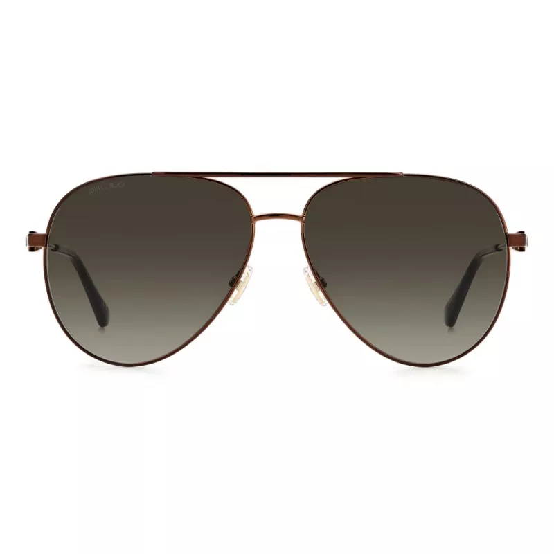 Jimmy Choo dámske slnečné okuliare Olly/S J7D - Butterfly Oversized Square Frame, 60/14/145 mm