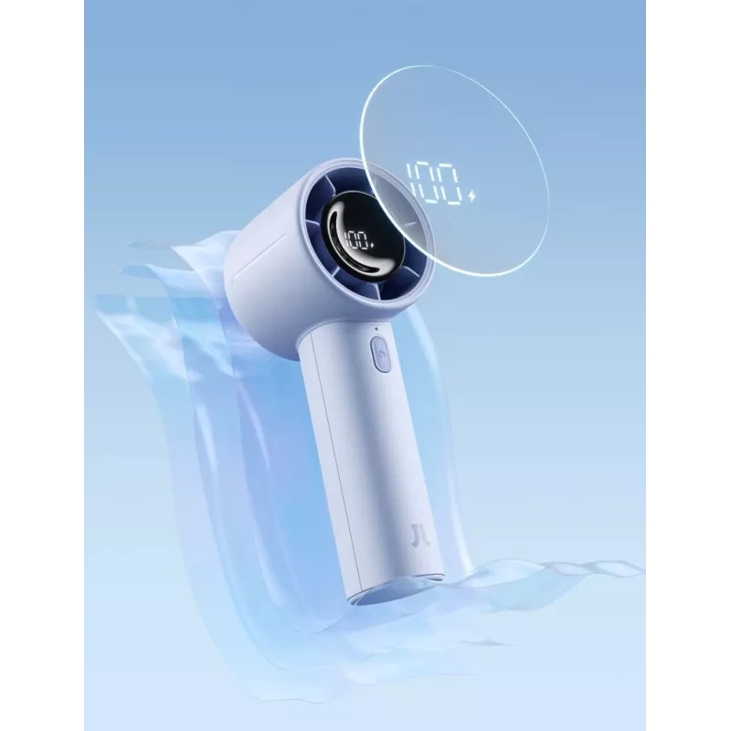 JISULIFE ručný ventilátor 10S (5000mAh) modrý