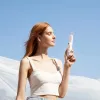 JISULIFE ručný ventilátor 8 Plus White - 5000mAh, USB-C, 46h výdrž batérie, LED displej, powerbanka