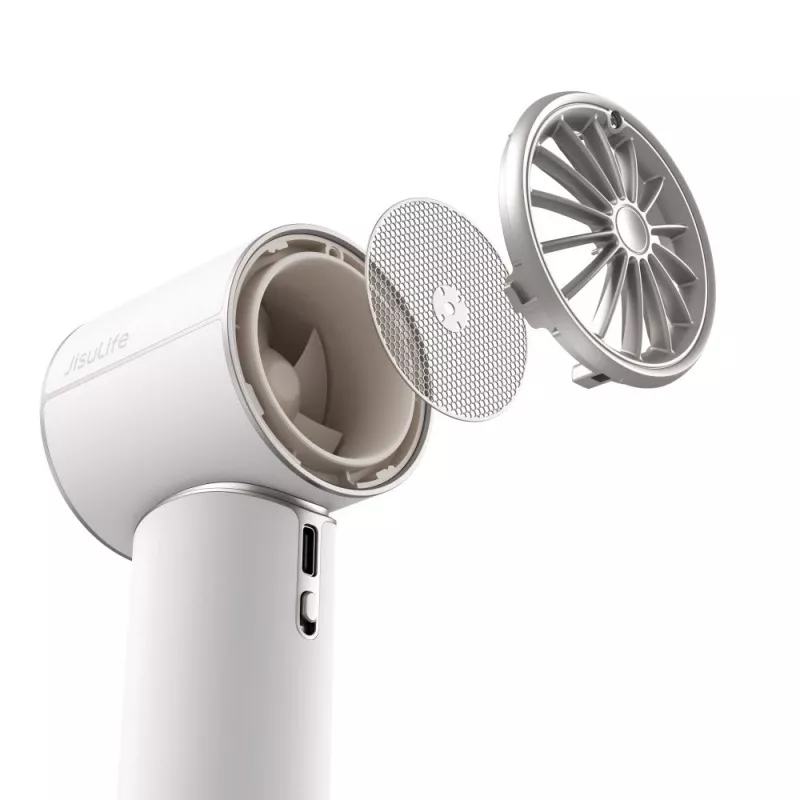 JISULIFE Ručný ventilátor Pro1 Mini 4250 mAh USB-C prenosný ventilátor - Biela