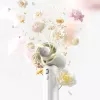 JISULIFE Ručný ventilátor Pro1 Mini 4250 mAh USB-C prenosný ventilátor - Biela