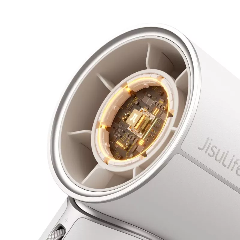 JISULIFE Ručný ventilátor Pro1 Mini 4250 mAh USB-C prenosný ventilátor - Biela
