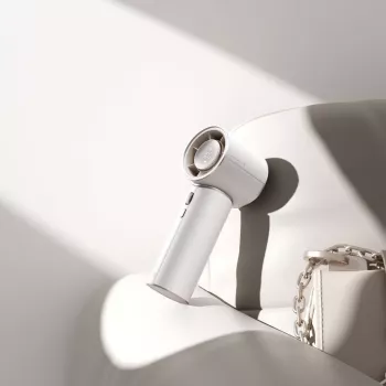 JISULIFE Prenosný ventilátor Pro1 Mini 4250 mAh USB-C - biela