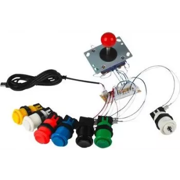 JOY-IT RBT DIY Encoder USB doska arcade ovládača pre DIY arcade automaty a fight stick (SBC-ZDE)