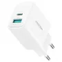 Joyroom 20W Dual-Port (USB-A + USB-C) nabíjačka EU Plug biela
