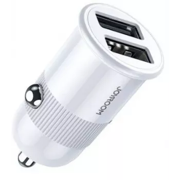 Joyroom 3.1A dvojportová inteligentná autonabíjačka biela (C-A06 White)
