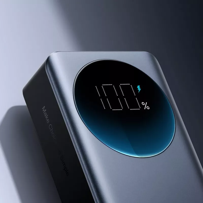 JOYROOM 30000mAh 65W power bank s digitálnym displejom (JR-PBF05) - čierny