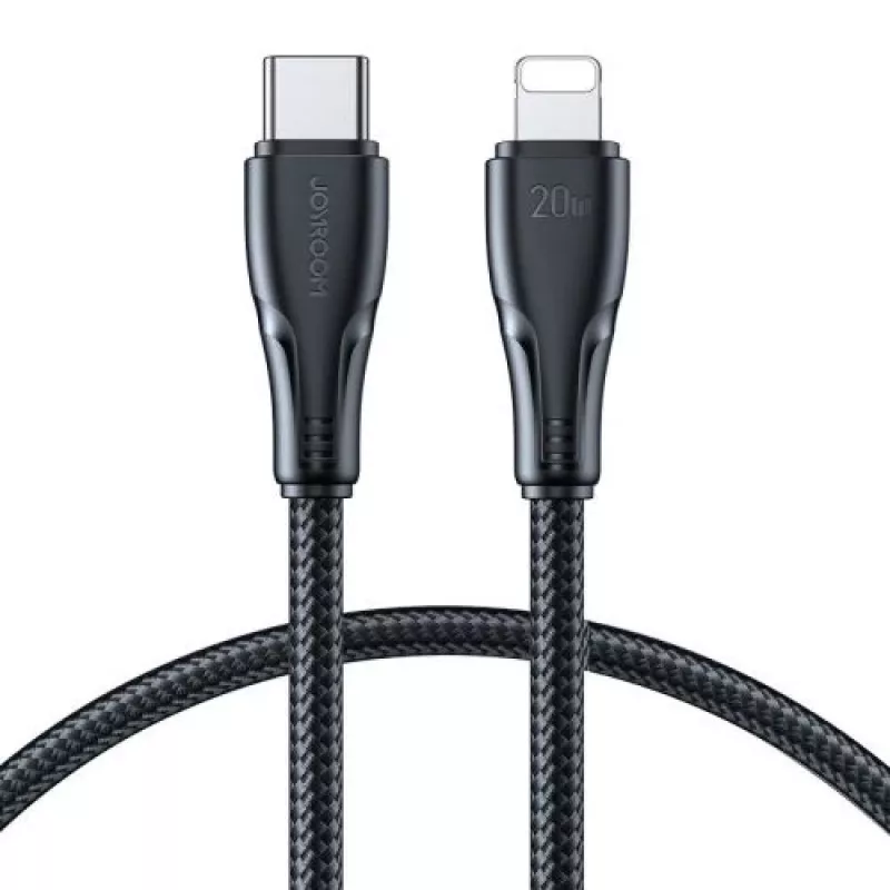 Joyroom A10 Series USB-C na Lightning rýchlonabíjací kábel PD 20W, 0,25m, čierna (S-CL020A11)