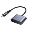 Joyroom adaptér DAC 2-in-1 Lightning na Lightning/Lightning, 60W, 0,12m, čierny (JR-SY-L02)