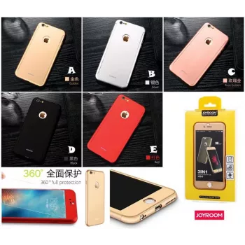 Joyroom Apple iPhone 7 plastové puzdro 360° JR-BP207 červené