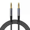 Joyroom audio kábel stereo, 3,5 mm jack konektor samec, 1,2 m, čierny (SY-A08)