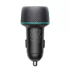 Joyroom auto-nabíjačka U+C, QC 3.0, PD, 60W, RGB, čierna (JR-CCN01)