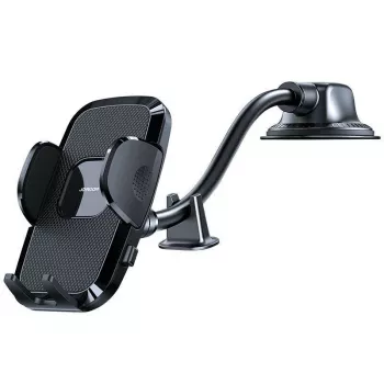 Joyroom držiak na mobil s flexibilným ramenom na palubnú dosku a čelné sklo čierny