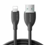 JOYROOM Colorful Series USB-A na Lightning kábel 1,2m čierny SA29-AL3