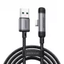 Joyroom EnjoyX Series USB-A na USB-C 90-stupňový kábel A56, 3A, 480 Mbps, 1,2 m, čierny (S-A56)