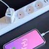 JOYROOM rýchla nabíjačka USB-A QC3.0 / USB-C PD 20W biela (L-QP2011)