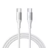 JOYROOM Flash Series USB-C na USB-C kábel A28, 60W, 480 Mbps, 2m, biely (S-A28-CCW2)