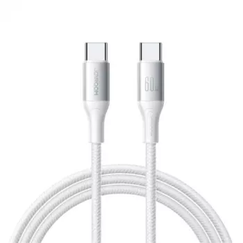 JOYROOM Flash Series USB-C na USB-C kábel A28, 60W, 480 Mbps, 2m, biely (S-A28-CCW2)