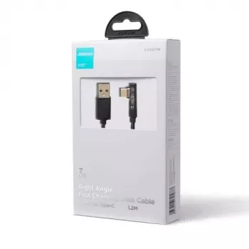 Joyroom herný kábel Type-C (zahnutý) - USB (rovný) kábel 3A, 480Mbit/s, 1,2m, čierny (S-UC027A6)