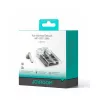 Joyroom IceLens Series True Wireless slúchadlá do uší s LED svetlami, Bluetooth 5.3, TWS, AAC, SBC, čierne (JR-TC1-BLK)